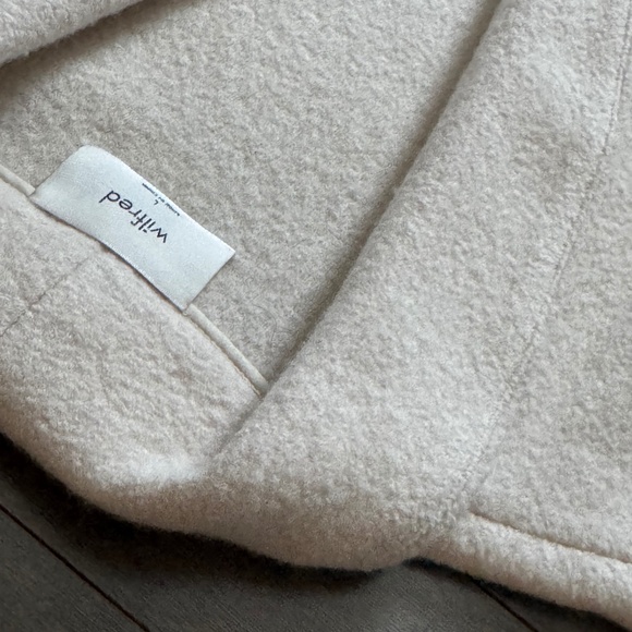 Wilfred 100% Merino Wool Long Wool Coat Women's L - Picture 4 of 14